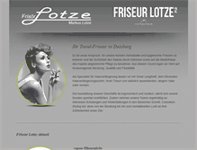 Tablet Screenshot of friseur-lotze.de